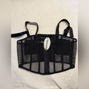 Dollskin Black Mesh Corset Harness Top